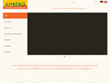 Tablet Screenshot of ambero.de